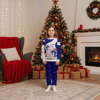 Belize Christmas Pajama Set with Santa Dolphins Coral Reef and Ocean Holiday Theme - Wonder Print Shop