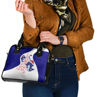 Belize Christmas Shoulder Handbag with Santa Dolphins Coral Reef and Ocean Holiday Theme - Wonder Print Shop