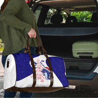 Belize Christmas Travel Bag with Santa Dolphins Coral Reef and Ocean Holiday Theme - Wonder Print Shop