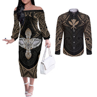 polynesian-hawaii-tattoo-couples-matching-off-the-shoulder-long-sleeve-dress-and-long-sleeve-button-shirts