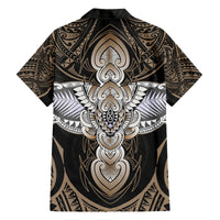 Polynesian Hawaii Tattoo Family Matching Long Sleeve Bodycon Dress and Hawaiian Shirt - Wonder Print Shop