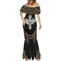 Polynesian Hawaii Tattoo Mermaid Dress - Wonder Print Shop