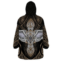 Polynesian Hawaii Tattoo Wearable Blanket Hoodie - Wonder Print Shop