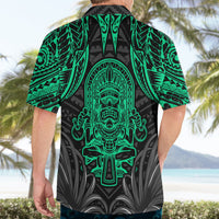 Polynesian Hawaiian Shirt Abstract Tiki - Wonder Print Shop