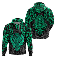 Polynesian Hoodie Abstract Tiki - Wonder Print Shop