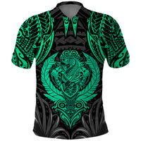 Polynesian Polo Shirt Abstract Tiki - Wonder Print Shop