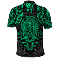 Polynesian Polo Shirt Abstract Tiki - Wonder Print Shop