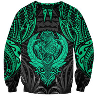 Polynesian Sweatshirt Abstract Tiki - Wonder Print Shop
