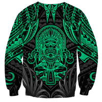 Polynesian Sweatshirt Abstract Tiki - Wonder Print Shop