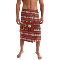 Merry Christmas Siberian Husky Dog Happy Pills Lavalava Husky Dogs in Pill Bottle and Red Snowflake - Wonder Print Shop