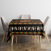 Merry Christmas Turkey Football Tablecloth Fall Leaves Pattern for Game Day Fans - Wonder Print Shop