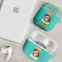 Funny Dog Merry Corgmas Christmas AirPods Case Xmas Holiday Patterns - Wonder Print Shop