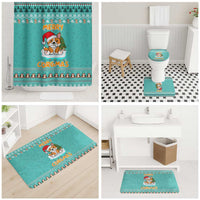 Funny Dog Merry Corgmas Christmas Bathroom Set Xmas Holiday Patterns - Wonder Print Shop