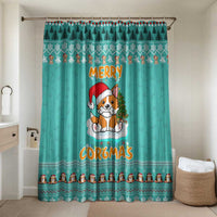 Funny Dog Merry Corgmas Christmas Bathroom Set Xmas Holiday Patterns - Wonder Print Shop