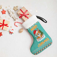 Funny Dog Merry Corgmas Christmas Stocking Xmas Holiday Patterns - Wonder Print Shop
