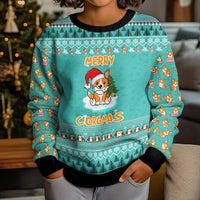 Funny Dog Merry Corgmas Christmas Kid Ugly Christmas Sweater Xmas Holiday Patterns - Wonder Print Shop
