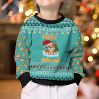 Funny Dog Merry Corgmas Christmas Kid Ugly Christmas Sweater Xmas Holiday Patterns - Wonder Print Shop