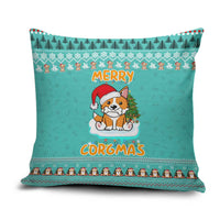 Funny Dog Merry Corgmas Christmas Pillow Cover Xmas Holiday Patterns - Wonder Print Shop