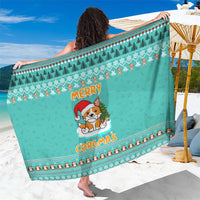 Funny Dog Merry Corgmas Christmas Sarong Xmas Holiday Patterns - Wonder Print Shop