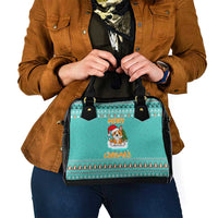 Funny Dog Merry Corgmas Christmas Shoulder Handbag Xmas Holiday Patterns - Wonder Print Shop
