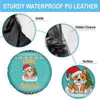 Funny Dog Merry Corgmas Christmas Spare Tire Cover Xmas Holiday Patterns - Wonder Print Shop