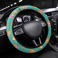 Funny Dog Merry Corgmas Christmas Steering Wheel Cover Xmas Holiday Patterns - Wonder Print Shop