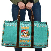 Funny Dog Merry Corgmas Christmas Travel Bag Xmas Holiday Patterns - Wonder Print Shop