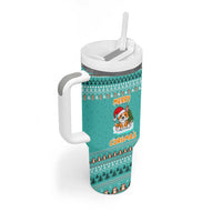 Funny Dog Merry Corgmas Christmas Tumbler With Handle Xmas Holiday Patterns - Wonder Print Shop