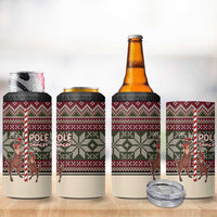 Funny Pole Dancer Reindeer Christmas 4 in 1 Can Cooler Tumbler Xmas Holiday Patterns - Wonder Print Shop
