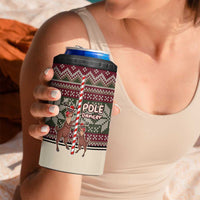 Funny Pole Dancer Reindeer Christmas 4 in 1 Can Cooler Tumbler Xmas Holiday Patterns - Wonder Print Shop