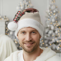 Funny Pole Dancer Reindeer Christmas Santa Hat Xmas Holiday Patterns - Wonder Print Shop