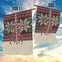 Funny Pole Dancer Reindeer Christmas Garden Flag Xmas Holiday Patterns - Wonder Print Shop