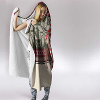 Funny Pole Dancer Reindeer Christmas Hooded Blanket Xmas Holiday Patterns - Wonder Print Shop