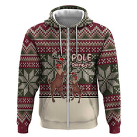 Funny Pole Dancer Reindeer Christmas Hoodie Xmas Holiday Patterns - Wonder Print Shop