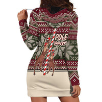 Funny Pole Dancer Reindeer Christmas Hoodie Dress Xmas Holiday Patterns - Wonder Print Shop
