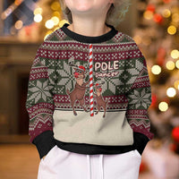 Funny Pole Dancer Reindeer Christmas Kid Ugly Christmas Sweater Xmas Holiday Patterns - Wonder Print Shop