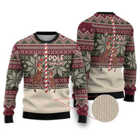 Funny Pole Dancer Reindeer Christmas Ugly Christmas Sweater Xmas Holiday Patterns - Wonder Print Shop