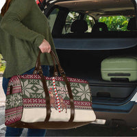 Funny Pole Dancer Reindeer Christmas Travel Bag Xmas Holiday Patterns - Wonder Print Shop