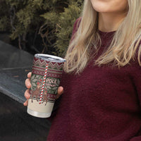 Funny Pole Dancer Reindeer Christmas Tumbler Cup Xmas Holiday Patterns - Wonder Print Shop