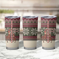 Funny Pole Dancer Reindeer Christmas Tumbler Cup Xmas Holiday Patterns - Wonder Print Shop