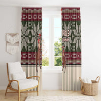 Funny Pole Dancer Reindeer Christmas Window Curtain Xmas Holiday Patterns - Wonder Print Shop