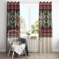 Funny Pole Dancer Reindeer Christmas Window Curtain Xmas Holiday Patterns - Wonder Print Shop