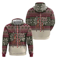 Funny Pole Dancer Reindeer Christmas Zip Hoodie Xmas Holiday Patterns - Wonder Print Shop