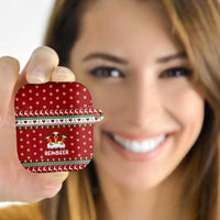 Funny Reindeer Reinbeer Christmas AirPods Case Xmas Holiday Patterns - Wonder Print Shop