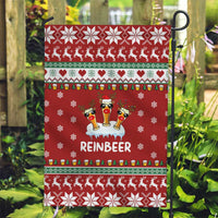 Funny Reindeer Reinbeer Christmas Garden Flag Xmas Holiday Patterns - Wonder Print Shop