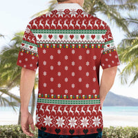 Funny Reindeer Reinbeer Christmas Hawaiian Shirt Xmas Holiday Patterns - Wonder Print Shop