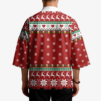 Funny Reindeer Reinbeer Christmas Kimono Xmas Holiday Patterns - Wonder Print Shop