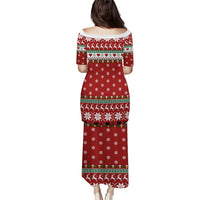 Funny Reindeer Reinbeer Christmas Puletasi Xmas Holiday Patterns - Wonder Print Shop