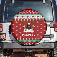 Funny Reindeer Reinbeer Christmas Spare Tire Cover Xmas Holiday Patterns - Wonder Print Shop