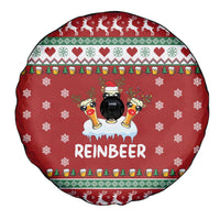 Funny Reindeer Reinbeer Christmas Spare Tire Cover Xmas Holiday Patterns - Wonder Print Shop